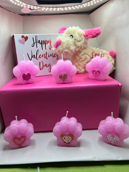 Paw - Valentine Paw Candle