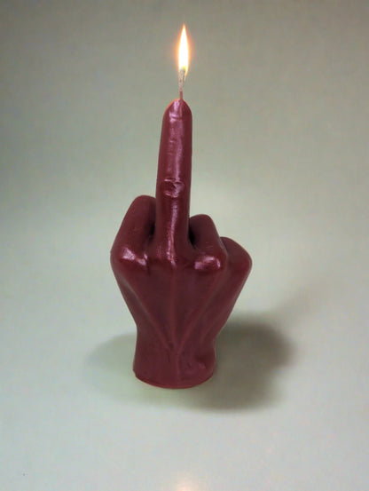 Pillar Large Middle Finger Candle