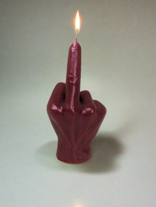 Pillar Large Middle Finger Candle